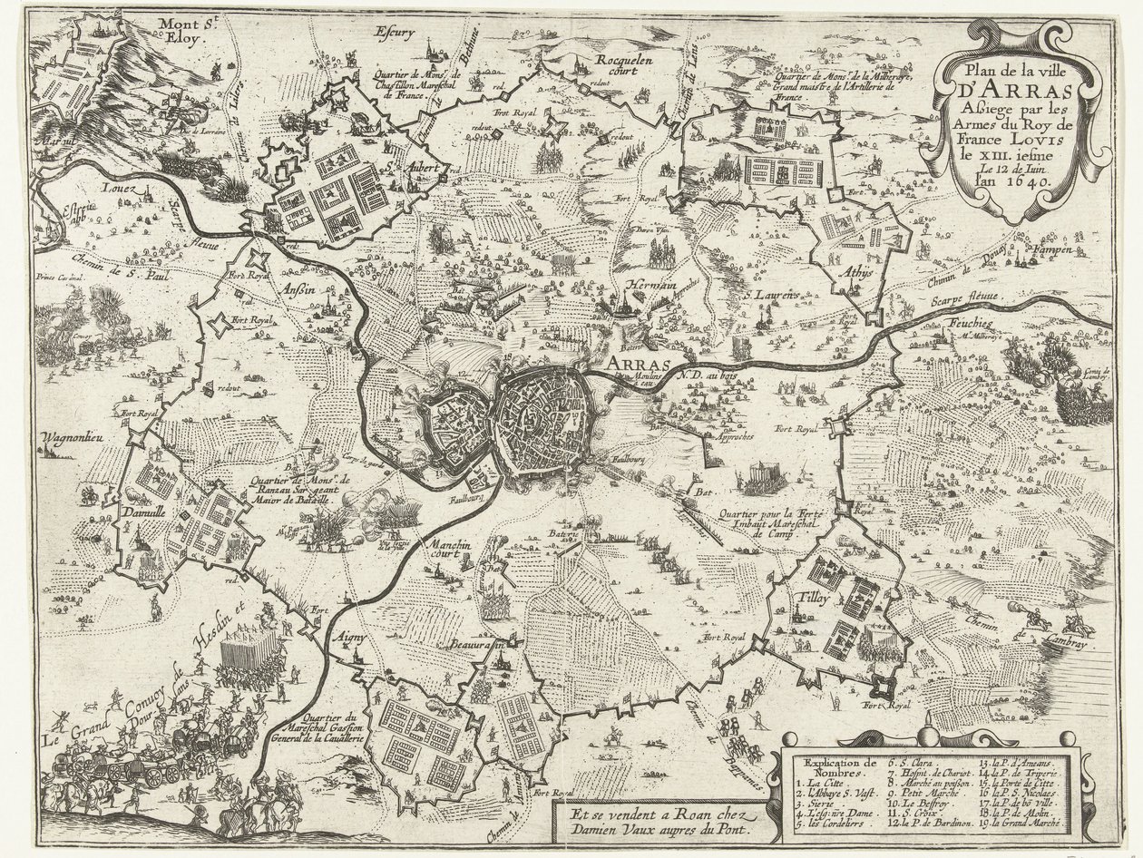 Assedio di Arras da parte dei francesi, 1640 da Anonymous