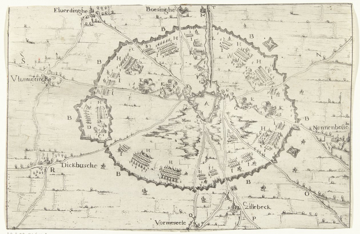 Assedio di Ypres, 1649 da Anonymous