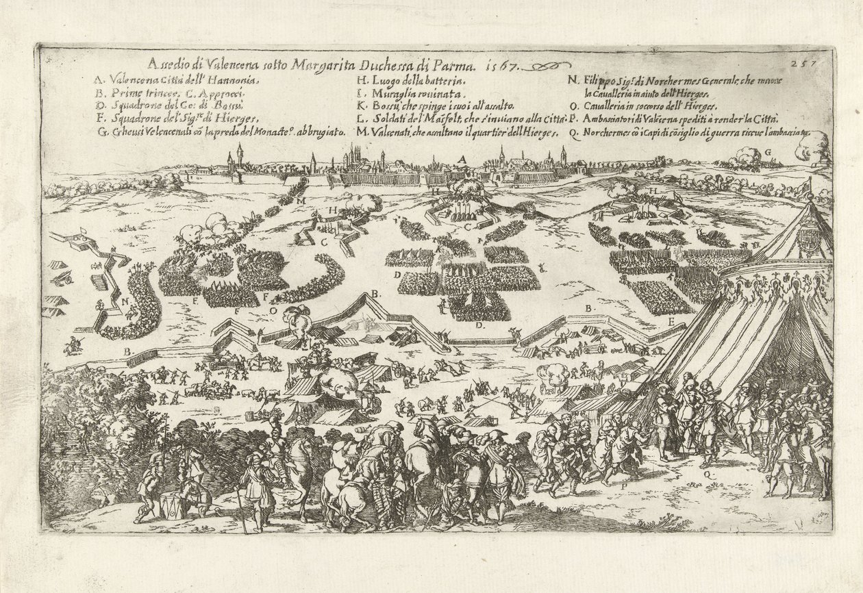 Assedio di Valenciennes, 1567 da Anonymous