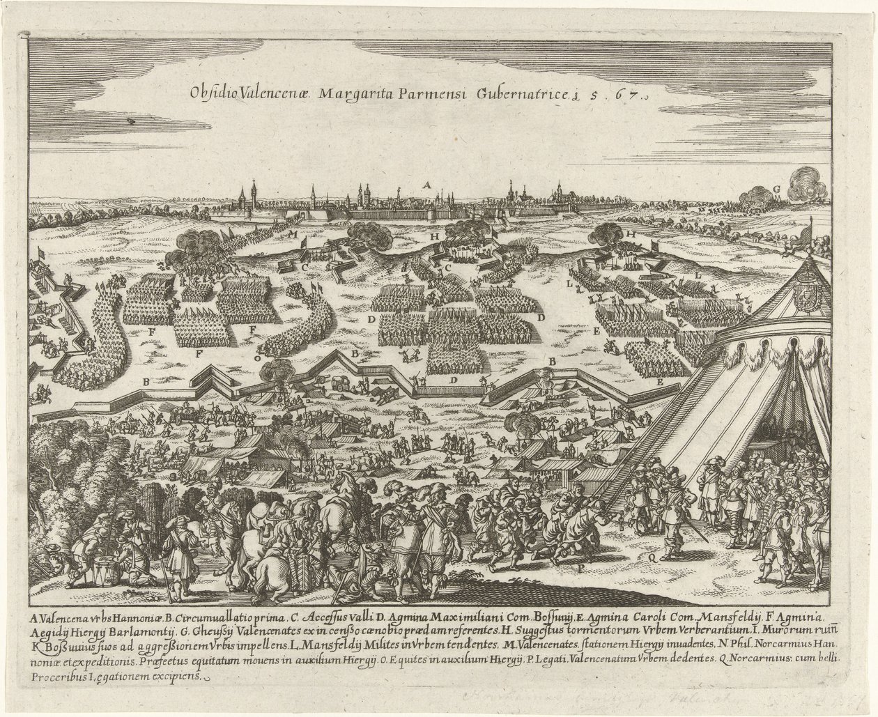 Assedio di Valenciennes, 1567 da Anonymous