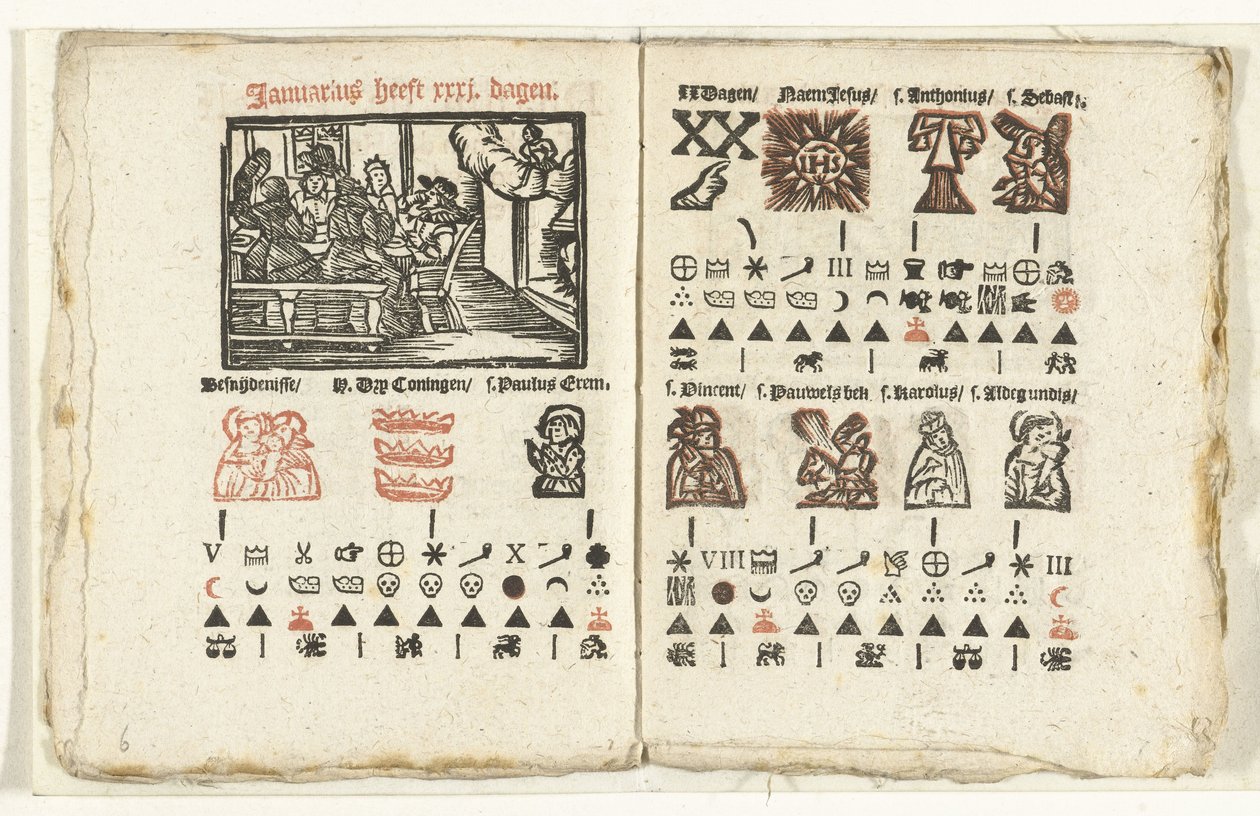 Pagine con la previsione per il mese di gennaio, 1712 da Anonymous