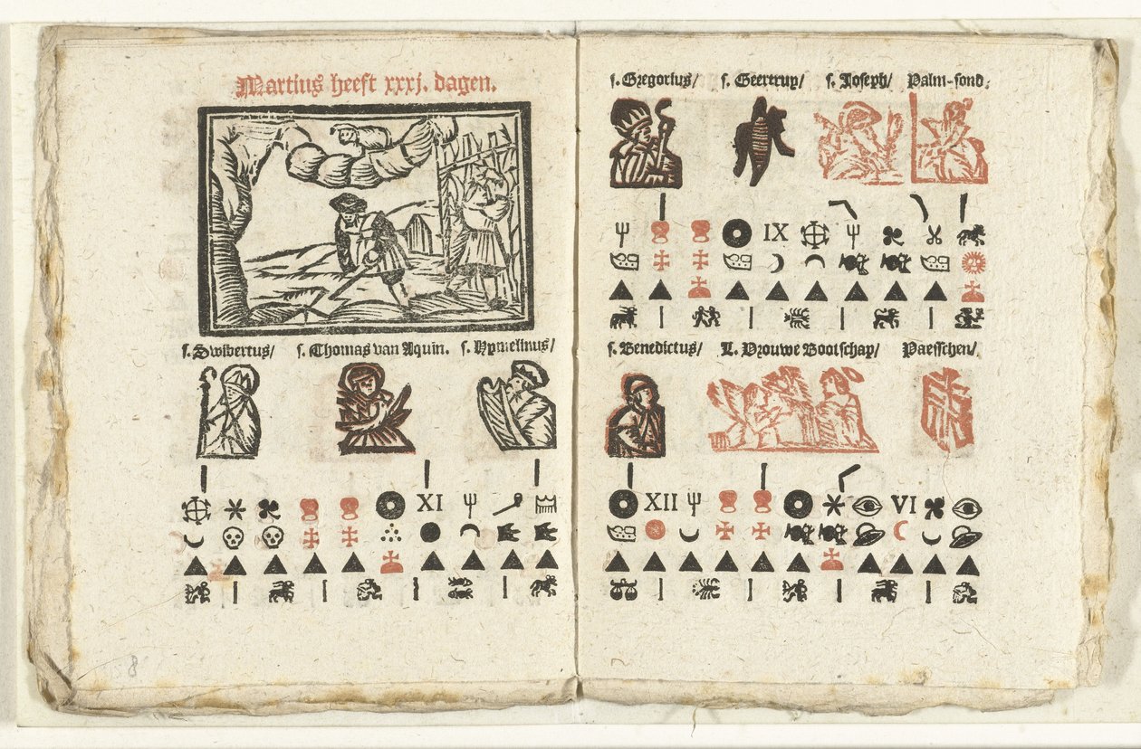 Pagine con la previsione per il mese di marzo, 1712 da Anonymous