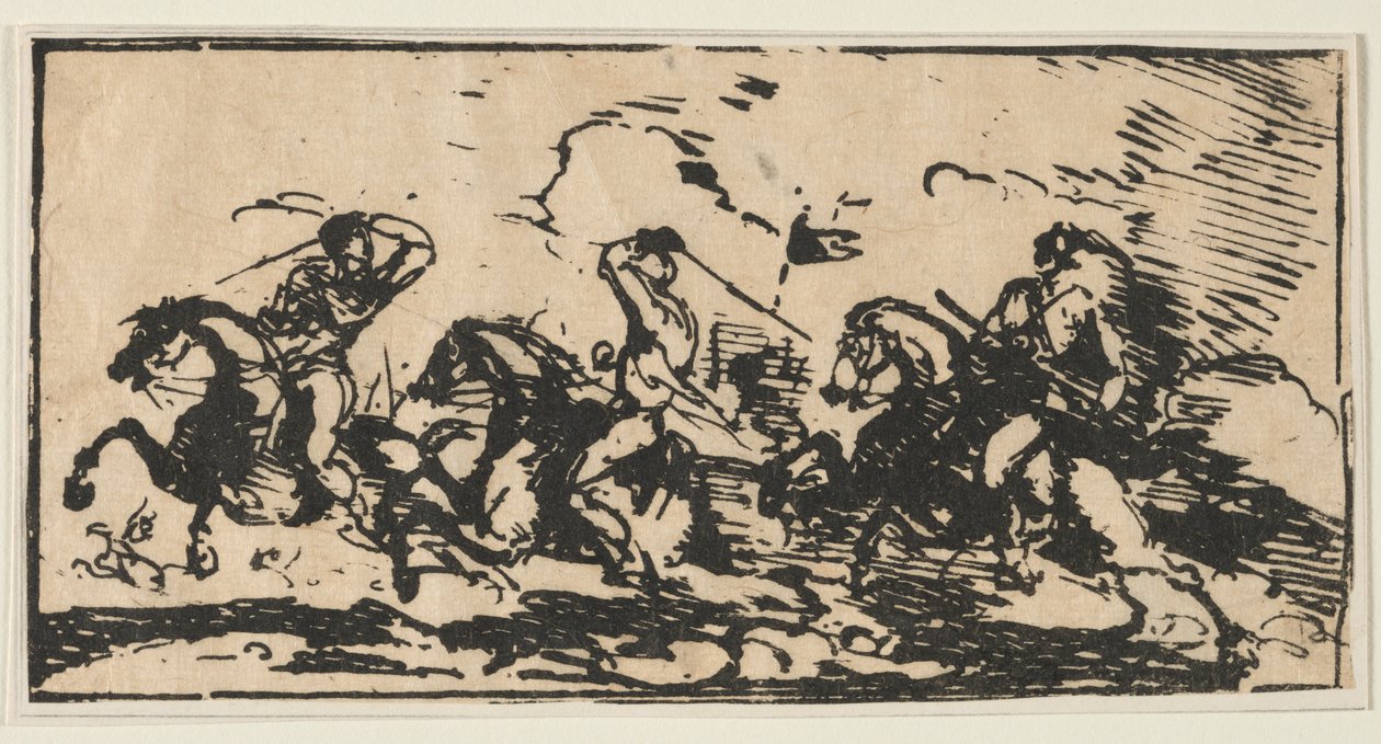 Battaglia di cavalleria da Anonymous