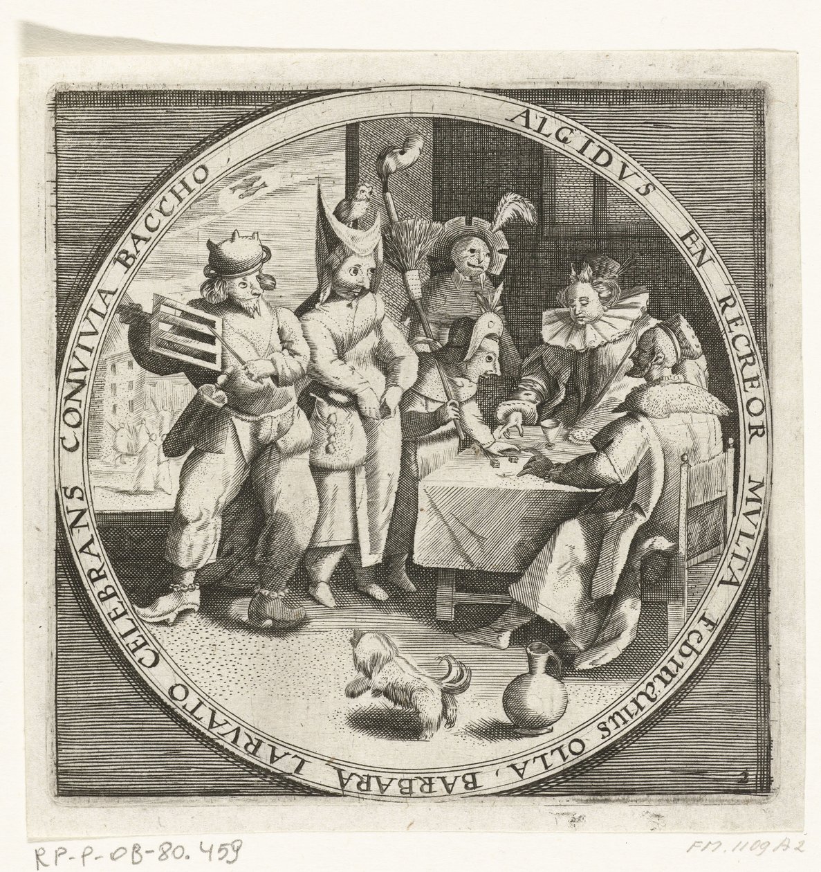 Il mese di febbraio, Carnevale, ca. 1600 da Anonymous