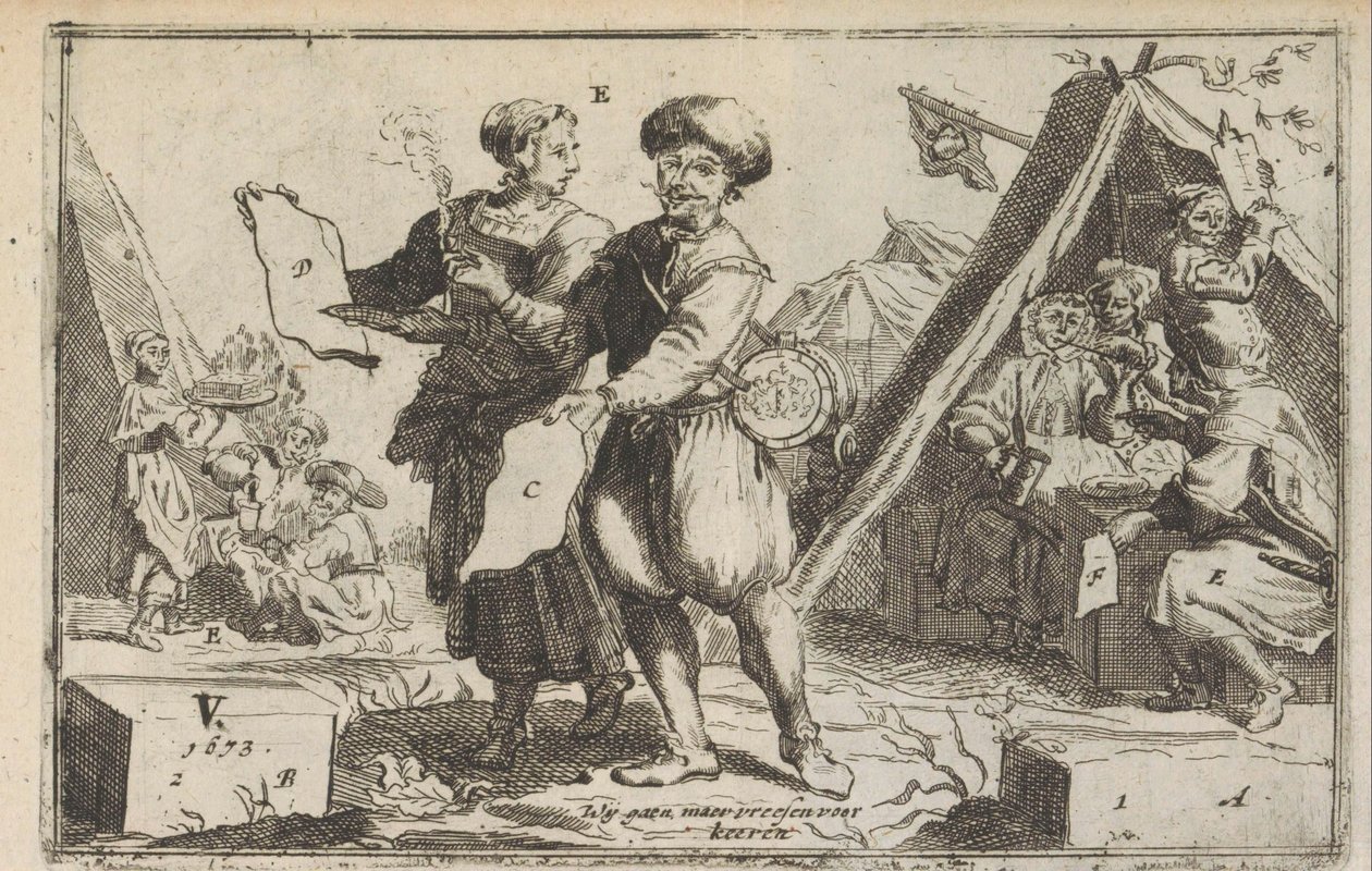I coraggiosi Batavi, 1673 da Anonymous