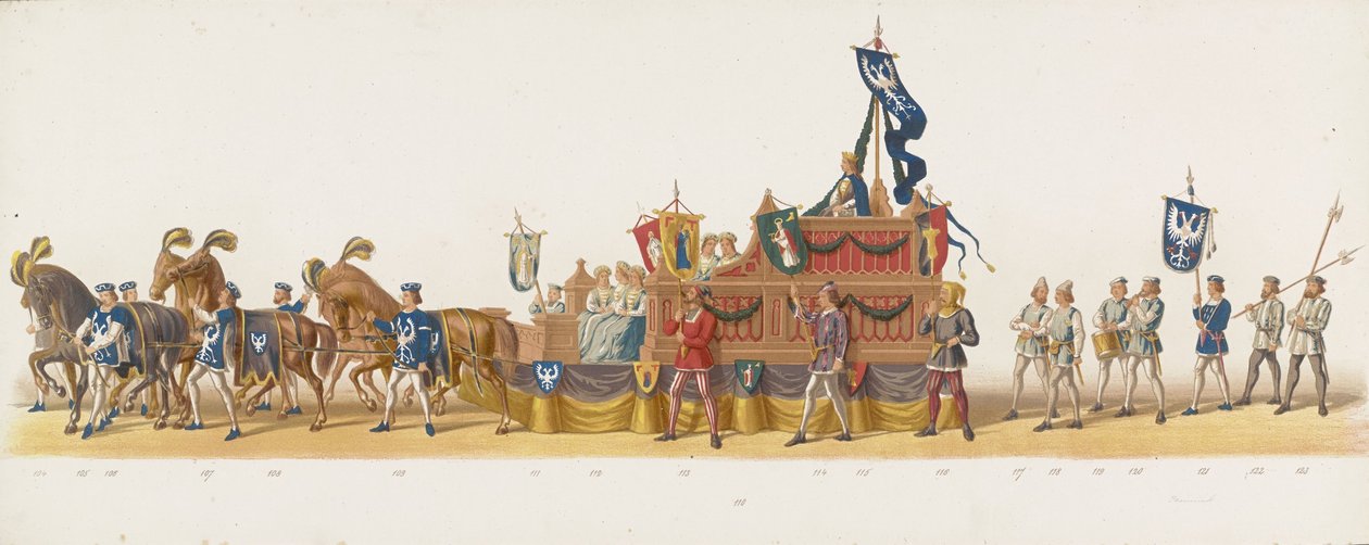 Processione di Delft del 1873 (ottava tavola) da Anonymous