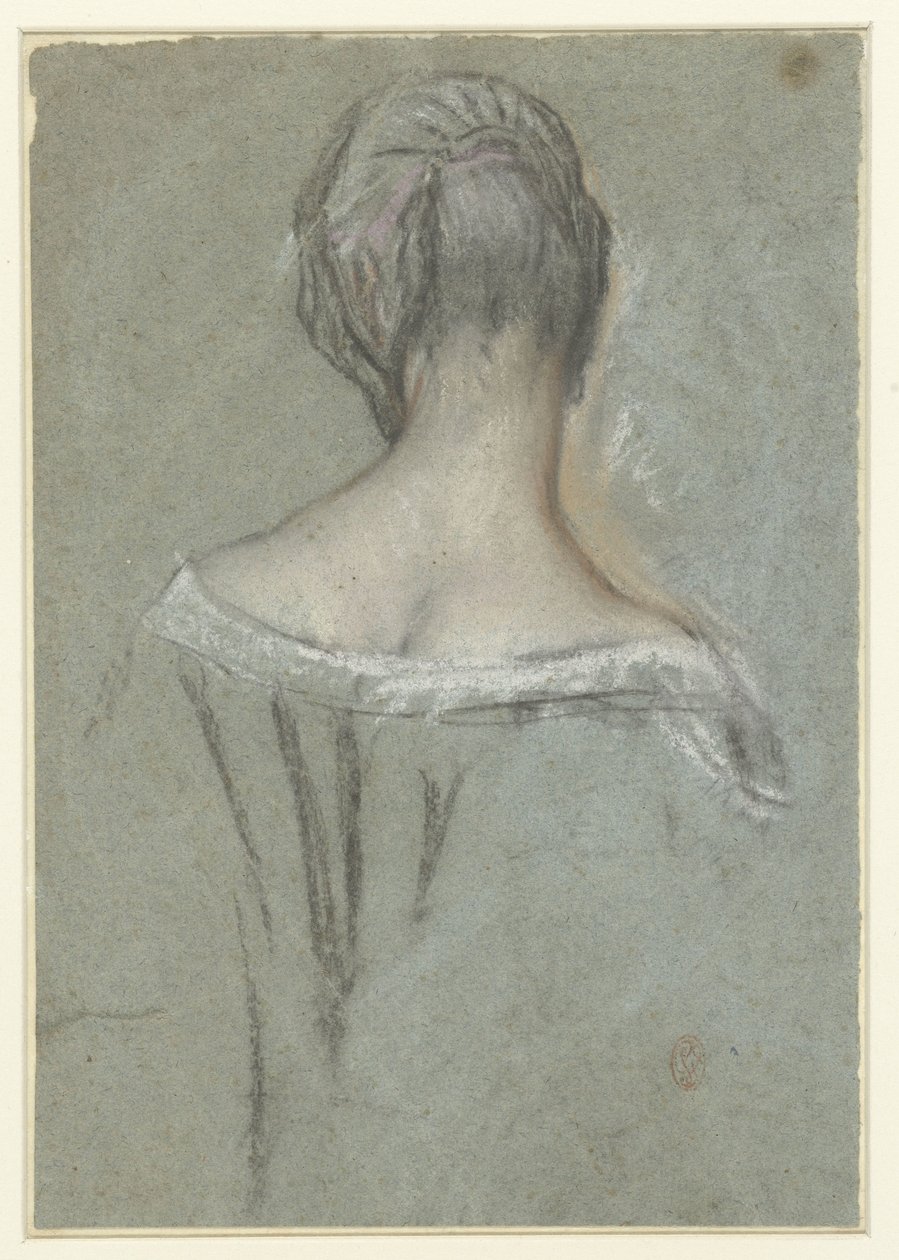 Elegante signora, vista da dietro da Anonymous