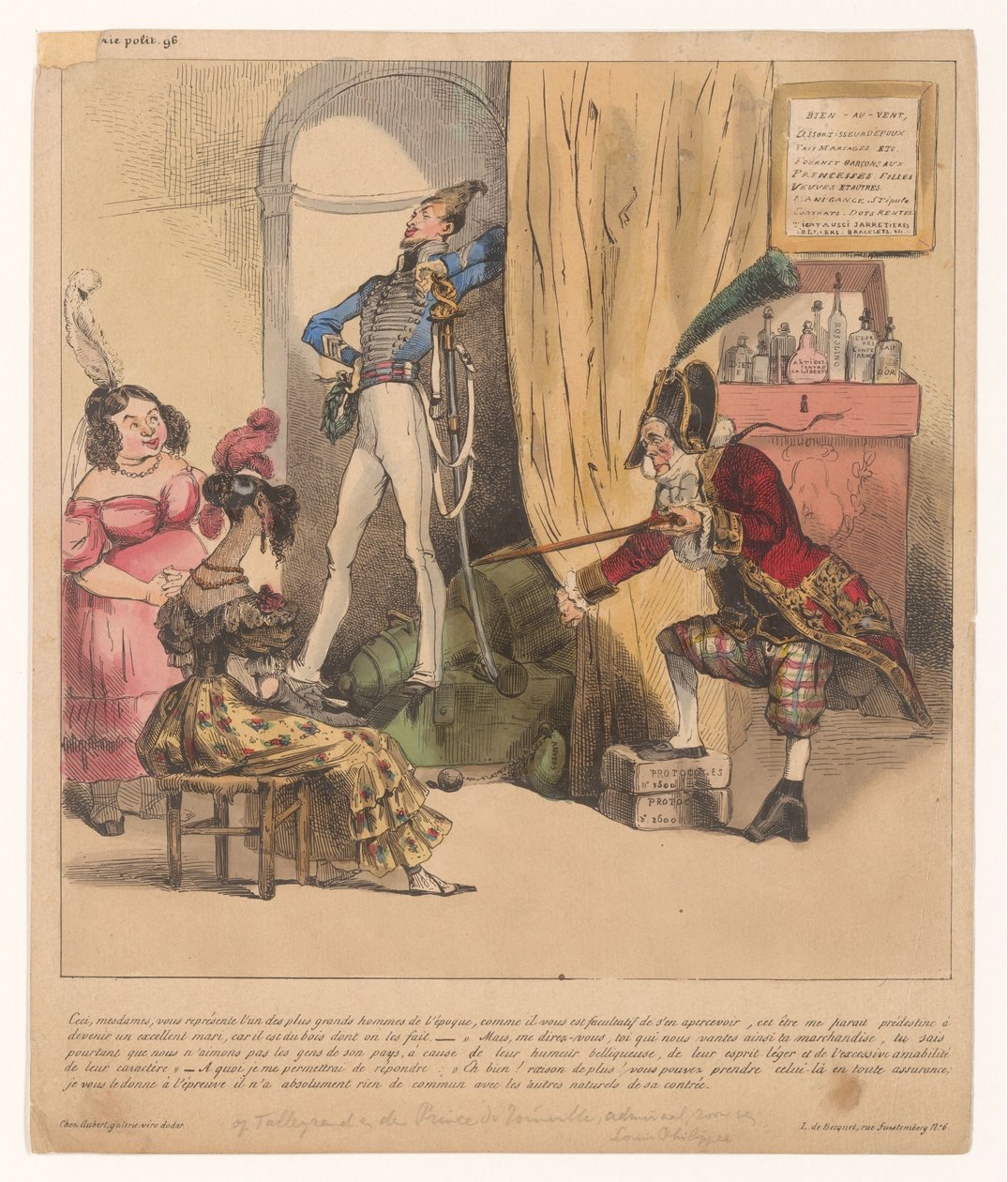 Caricatura francese da Anonymous