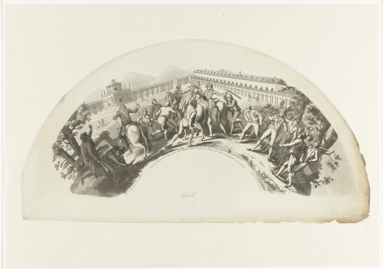 Cattura di Manuel de Godoy da parte delle truppe francesi a Madrid il 19 marzo 1808 da Anonymous