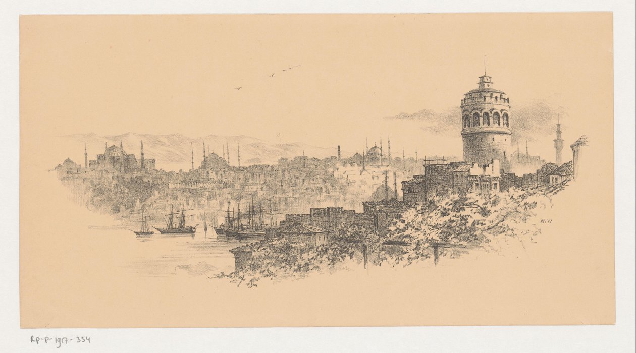 Veduta di Istanbul da Anonymous