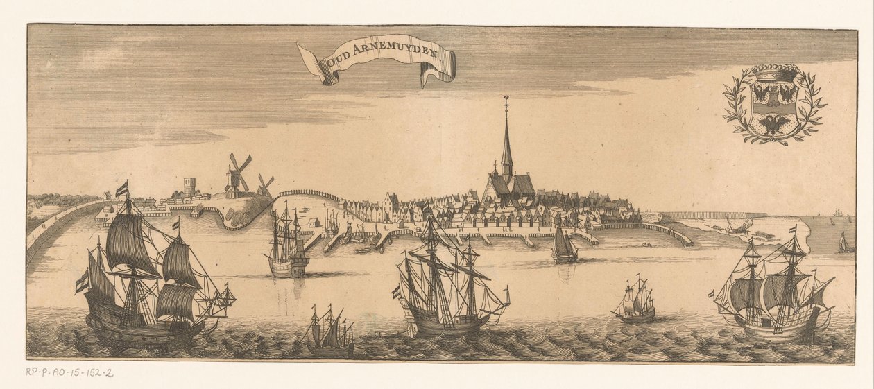 Veduta di Oud-Arnemuiden da Anonymous