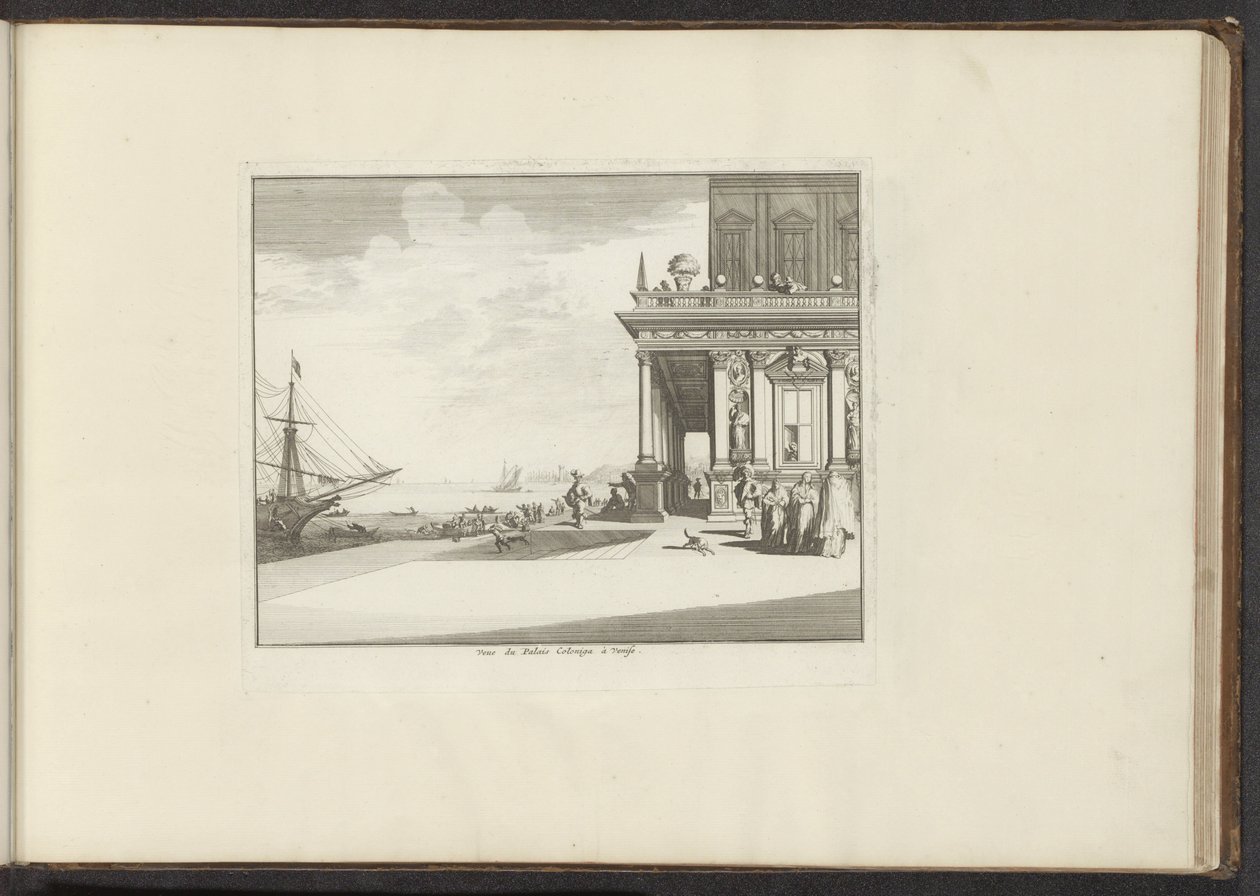 Veduta di Palazzo Colinga a Venezia da Anonymous