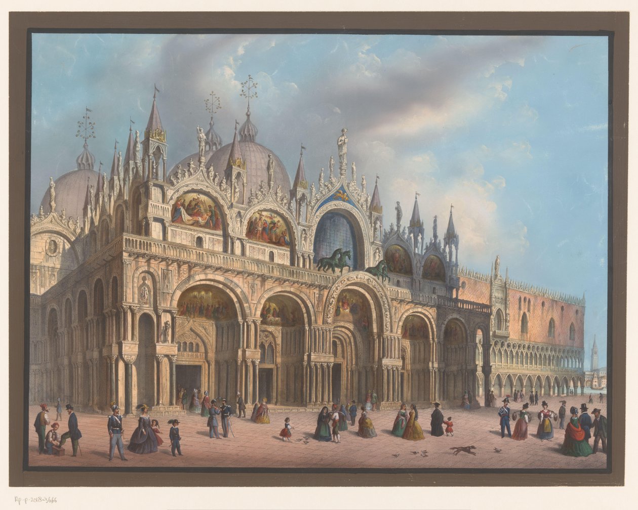 Veduta della Basilica di San Marco a Venezia da Anonymous