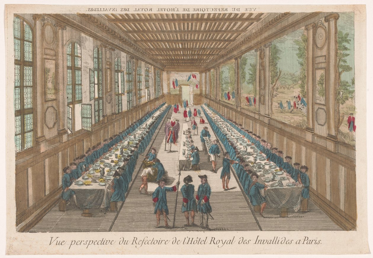 Vista della sala da pranzo dell