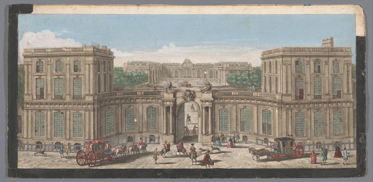 Veduta della facciata di un palazzo da Anonymous