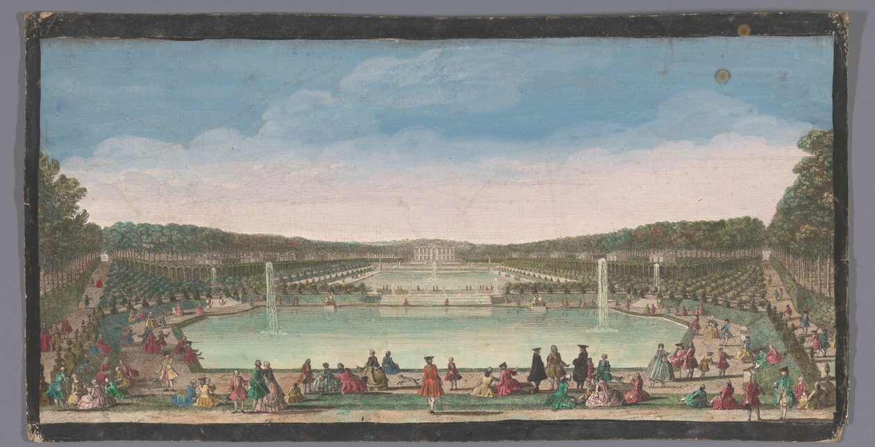 Veduta del Château de Marly da Anonymous