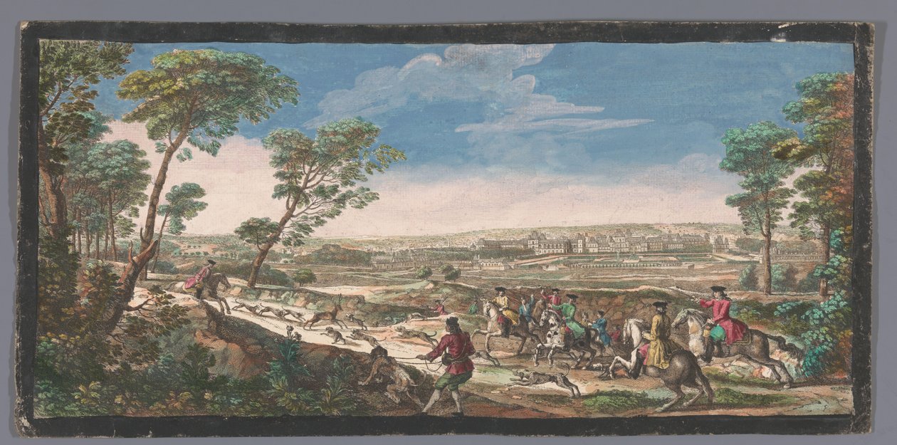 Veduta del Palais de Fontainebleau da Anonymous
