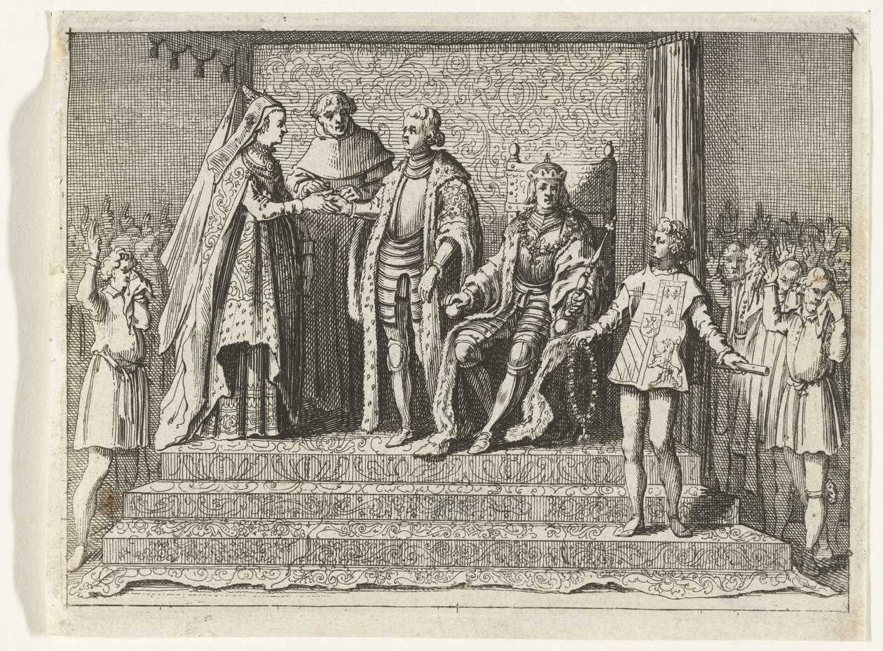Matrimonio di Jacoba di Baviera e Frank van Borselen, 1434 da Anonymous