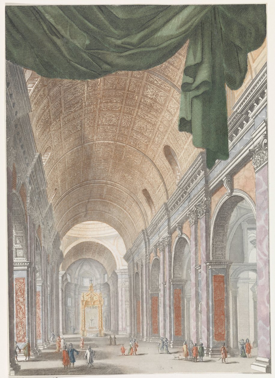 Interno della Basilica di San Pietro a Roma da Anonymous