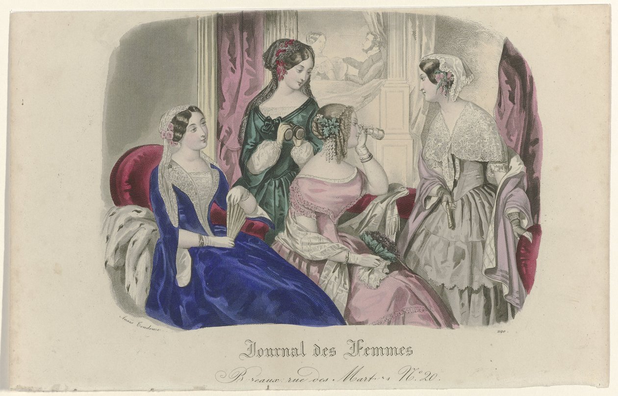 Journal des Femmes, 1840-1851, Pl. 1580 da Anonymous
