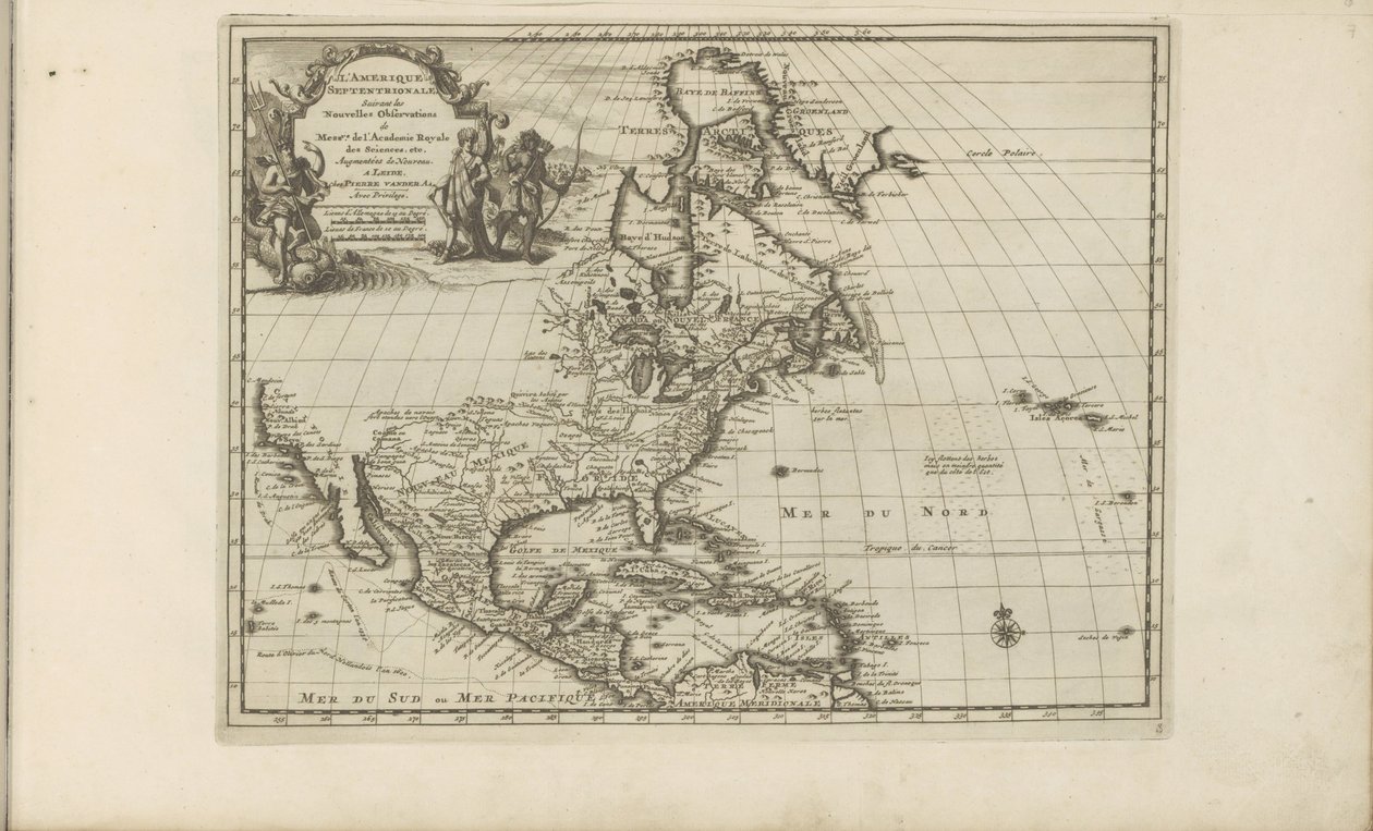 Mappa del Centro e Nord America da Anonymous