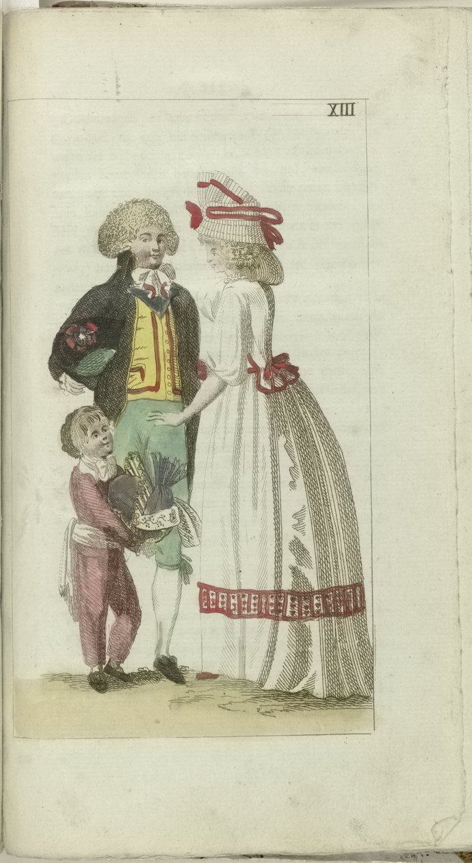 Gabinetto di moda e gusto 1791, tav. XIII da Anonymous