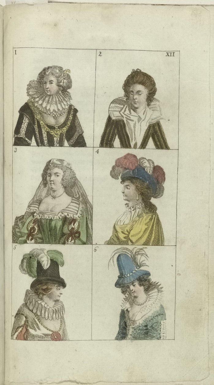 Gabinetto di moda e gusto 1791, tav. XII da Anonymous