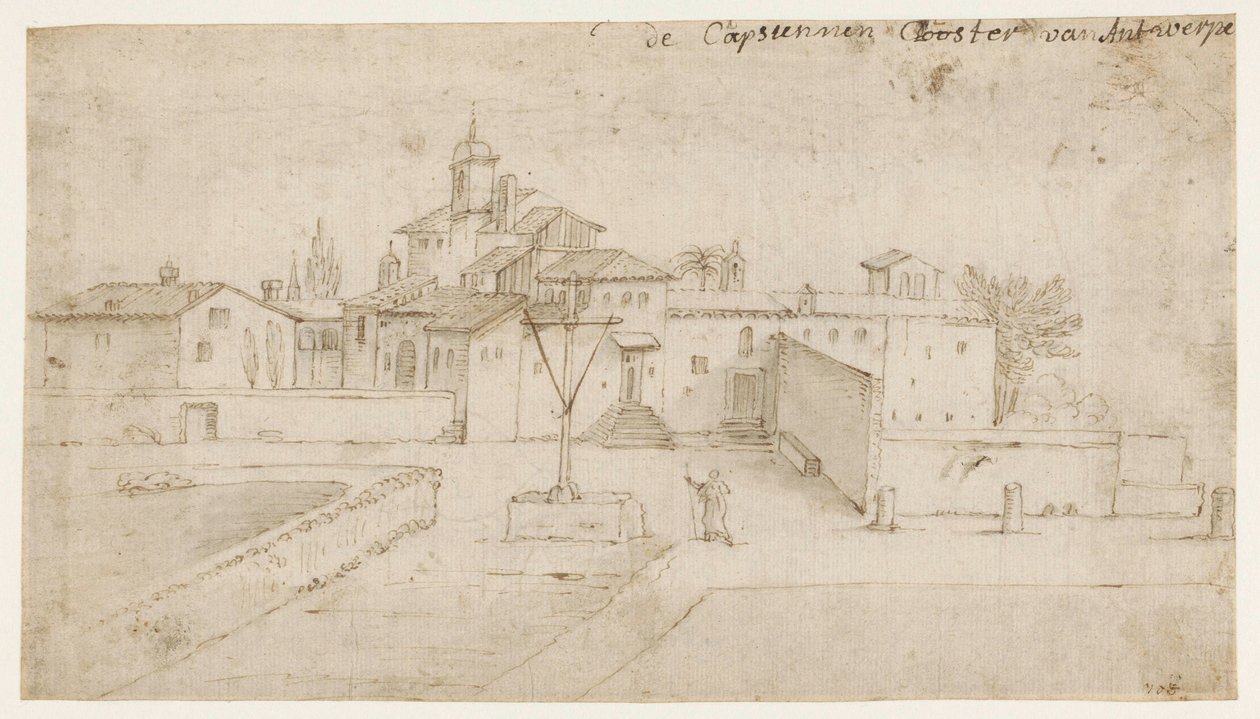 Monastero dei Cappuccini ad Anversa (?) da Anonymous