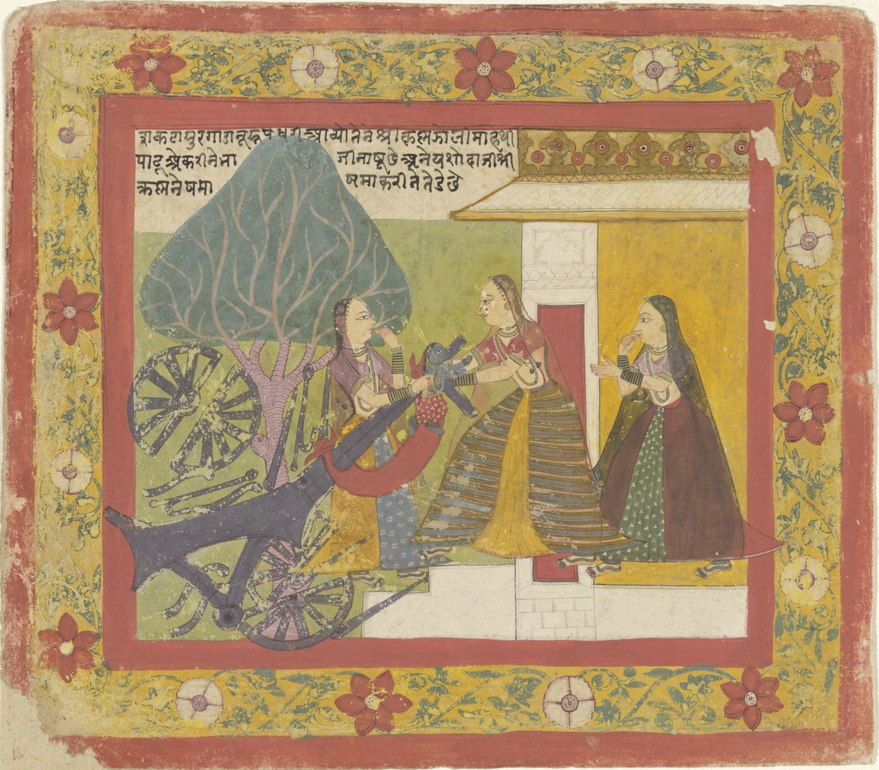 Krishna ha distrutto il demone del carro da Anonymous