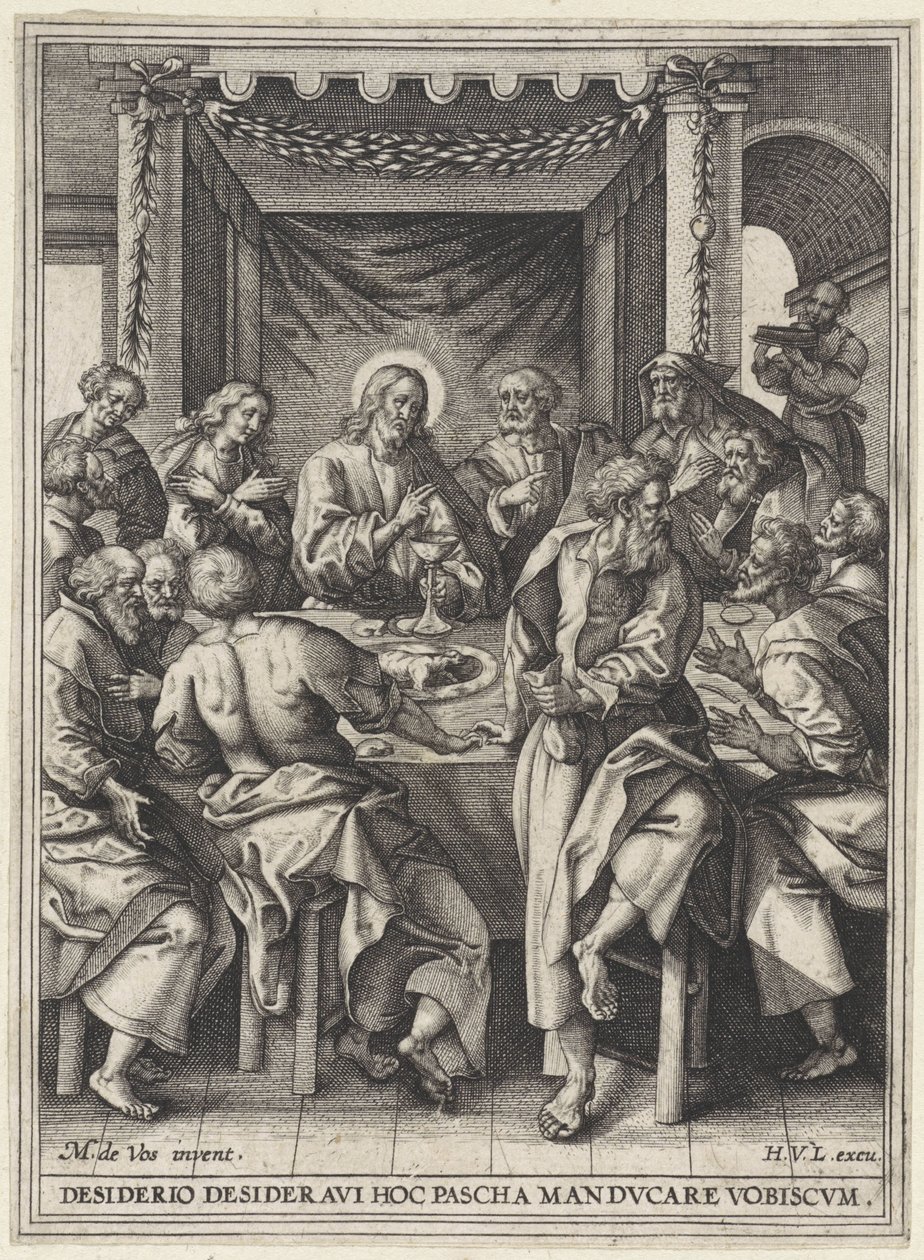 Ultima Cena (Scene della Passione di Cristo) da Anonymous
