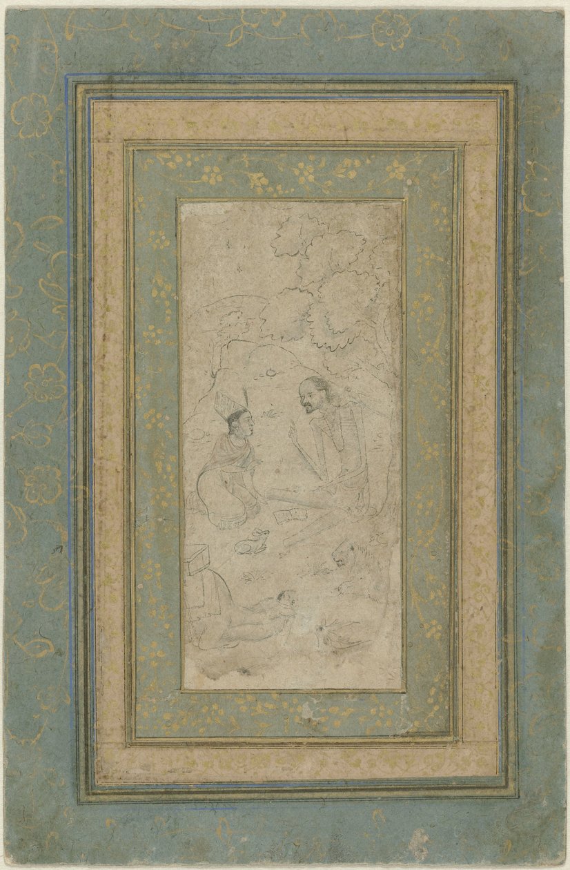 Laila e Majnun nel deserto da Anonymous