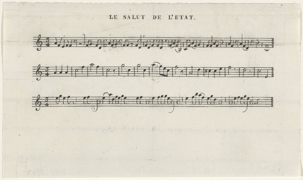 Canzone per il principe ereditario, 1830 da Anonymous