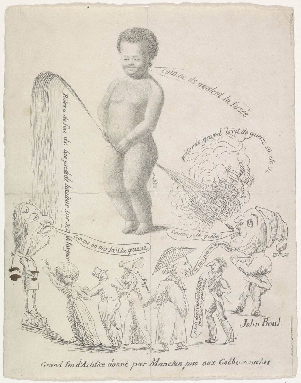 Manneken Pis provoca fuochi d