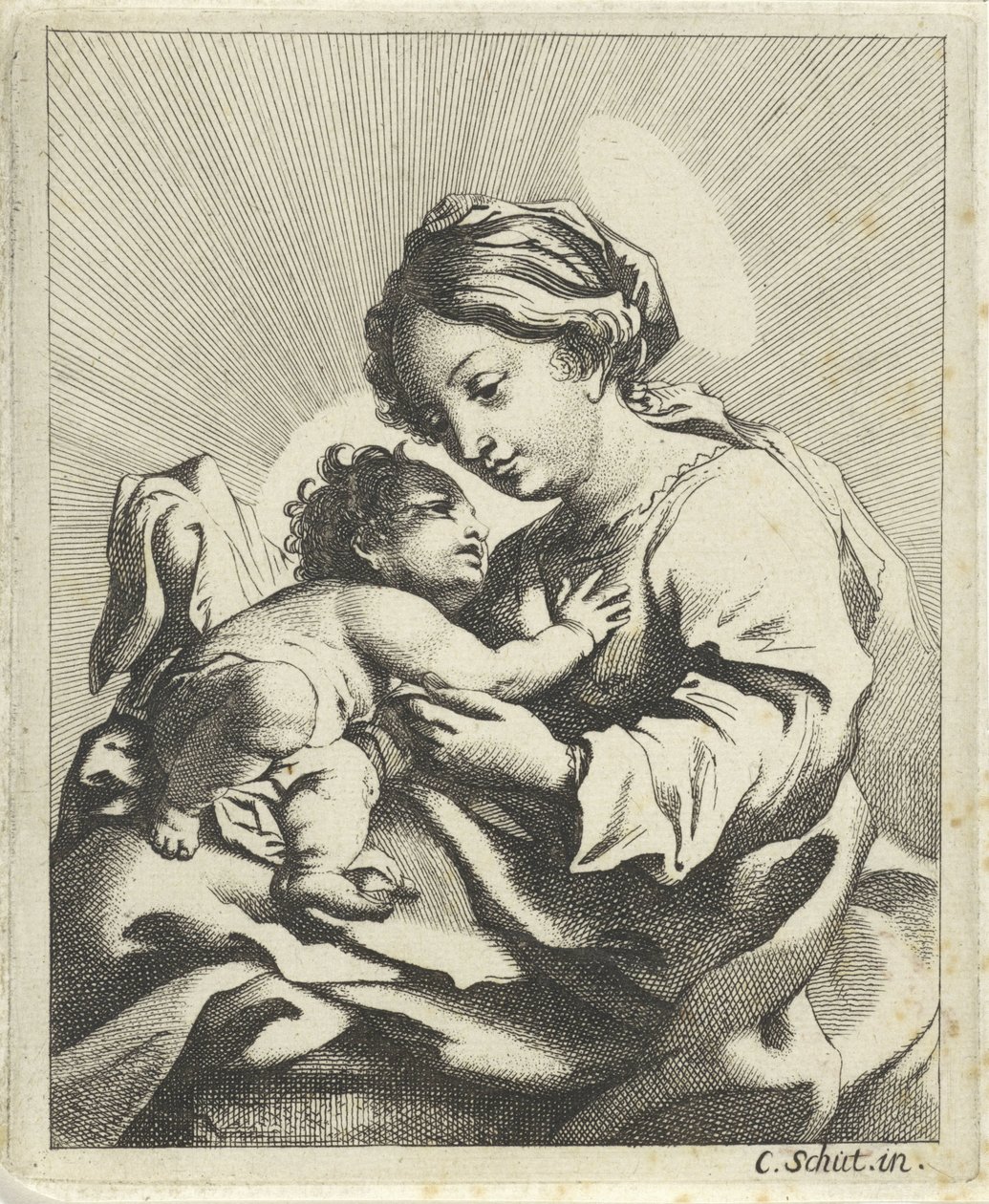 Maria con il Bambino Gesù da Anonymous