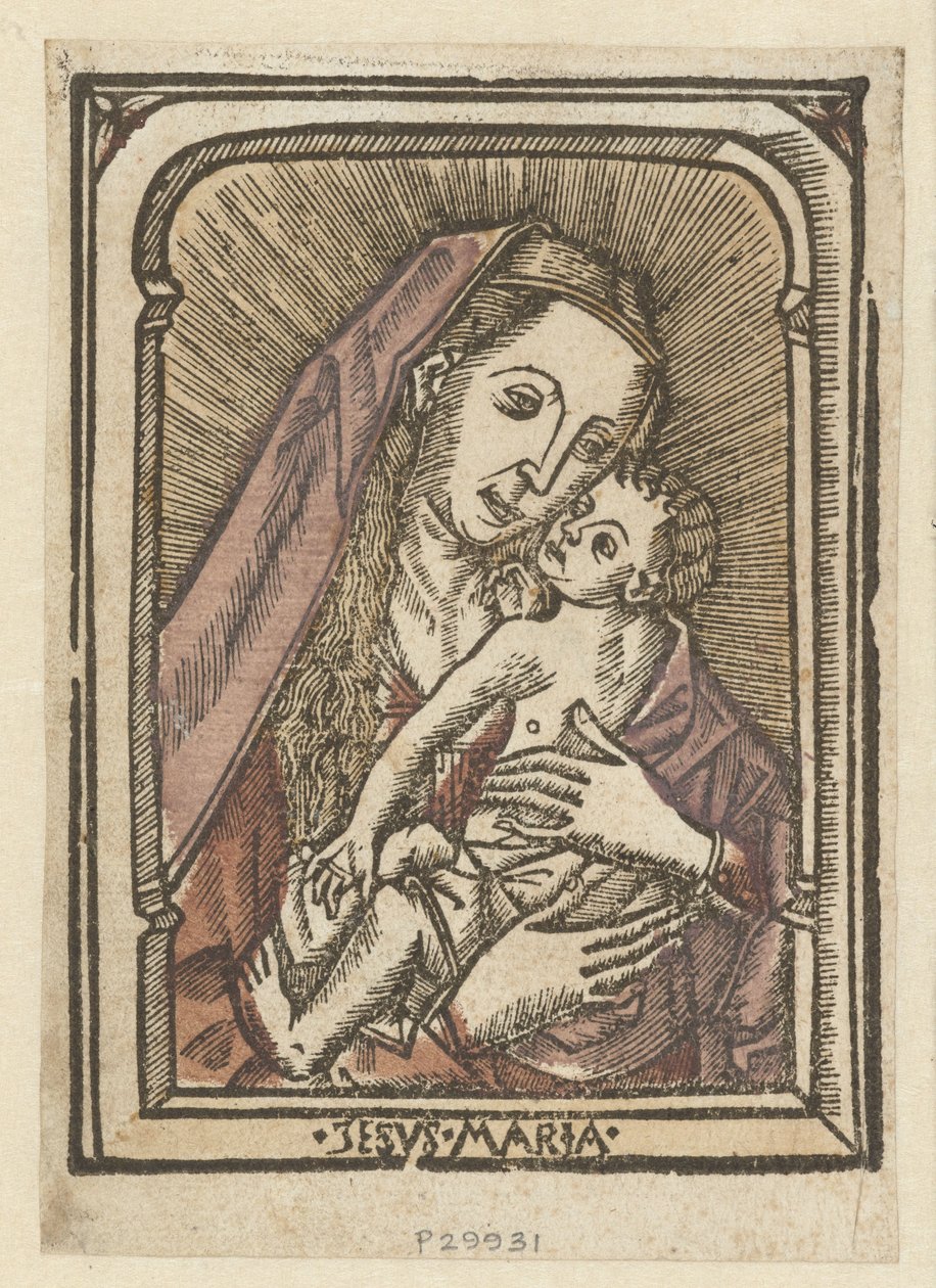 Maria con bambino da Anonymous