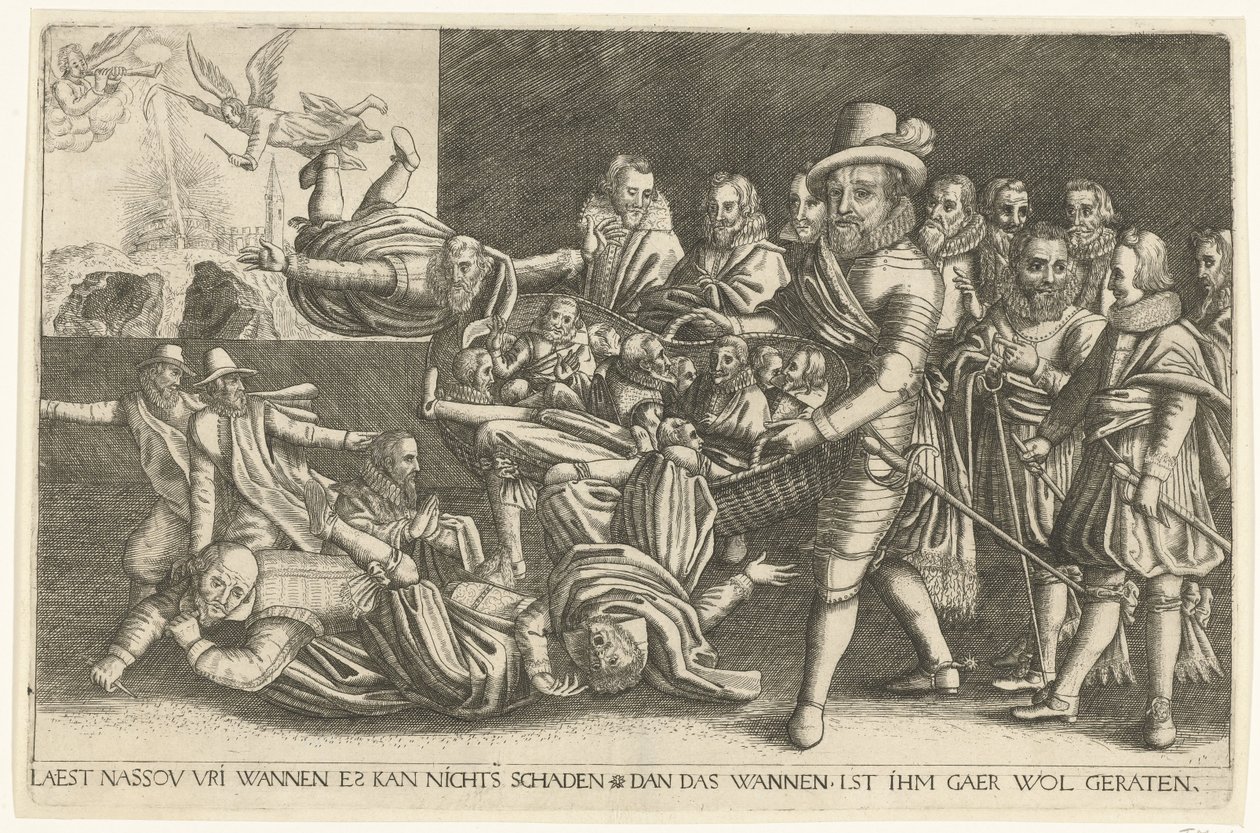 Maurizio separa il grano dalla pula, 1618 da Anonymous