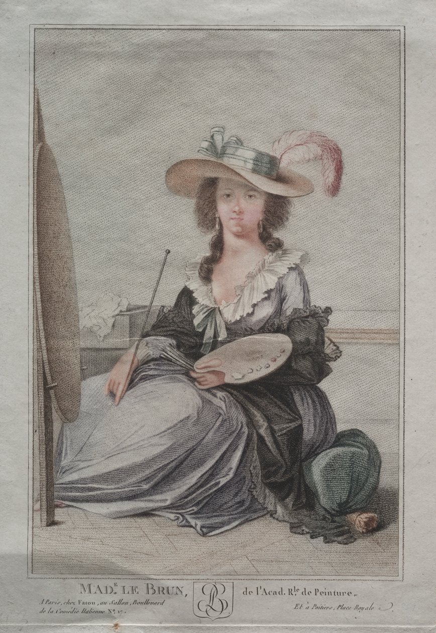 Mme Vigée Lebrun da Anonymous