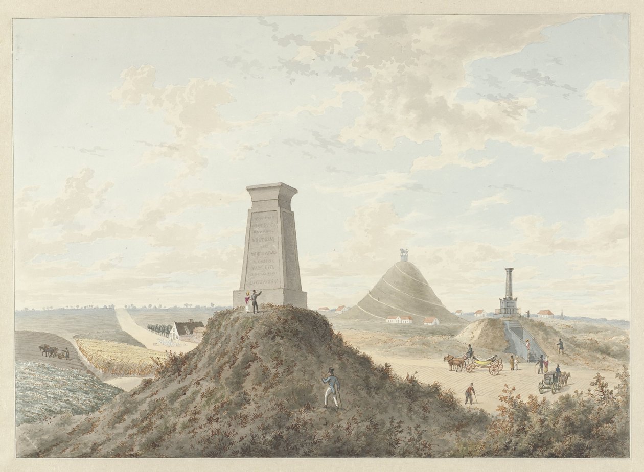 Monumenti a Waterloo, 1815 da Anonymous