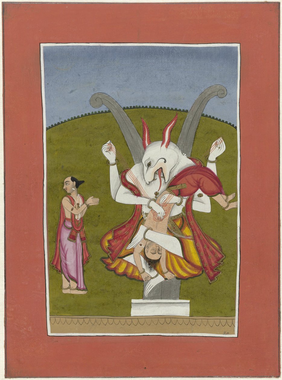 Narasimha (incarnazione di Vishnu come uomo-leone) da Anonymous