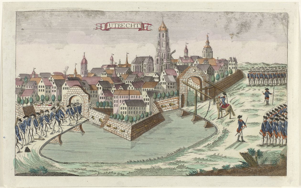 I Patrioti lasciano Utrecht, 1787 da Anonymous