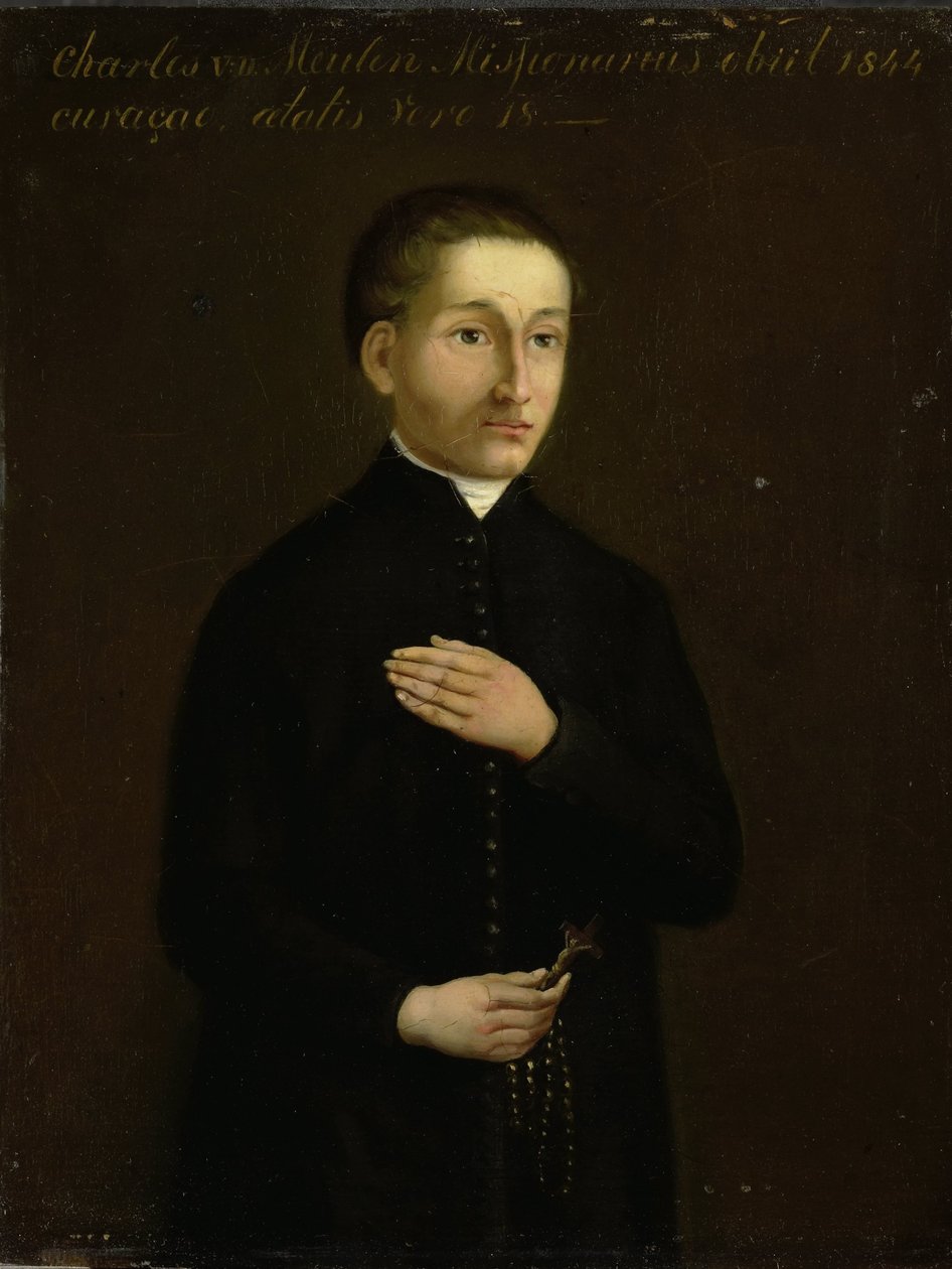 Ritratto di Charles van der Meulen, missionario a Curaçao da Anonymous
