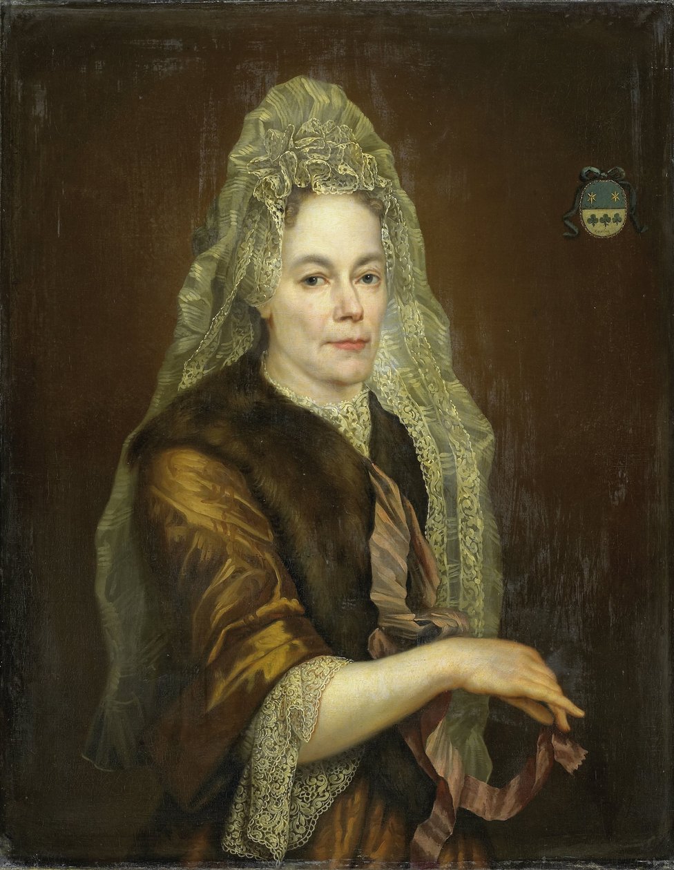 Ritratto di Petronella Kettingh (1632-1707), moglie di Diederik van Hogendorp da Anonymous