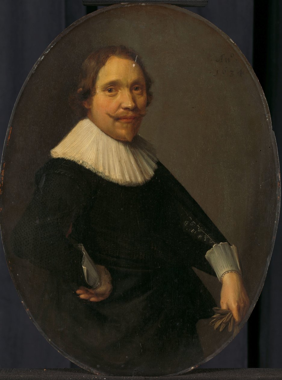 Ritratto di Willem van Oldenbarneveldt, Signore di Stoutenburg, Capitano di cavalleria al servizio spagnolo e olandese da Anonymous