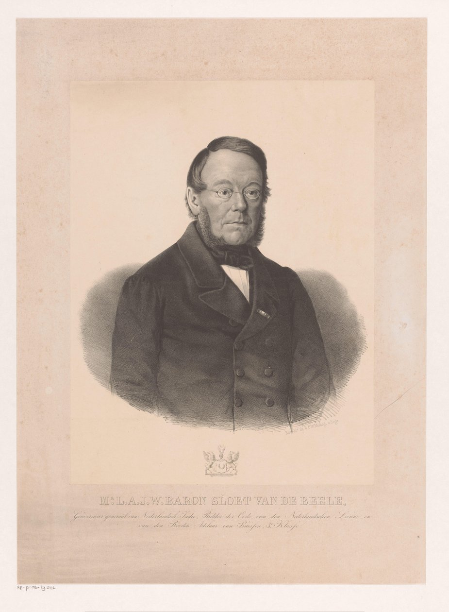 Ritratto di Ludolph Anne Jan Wilt Sloet van de Beele da Anonymous