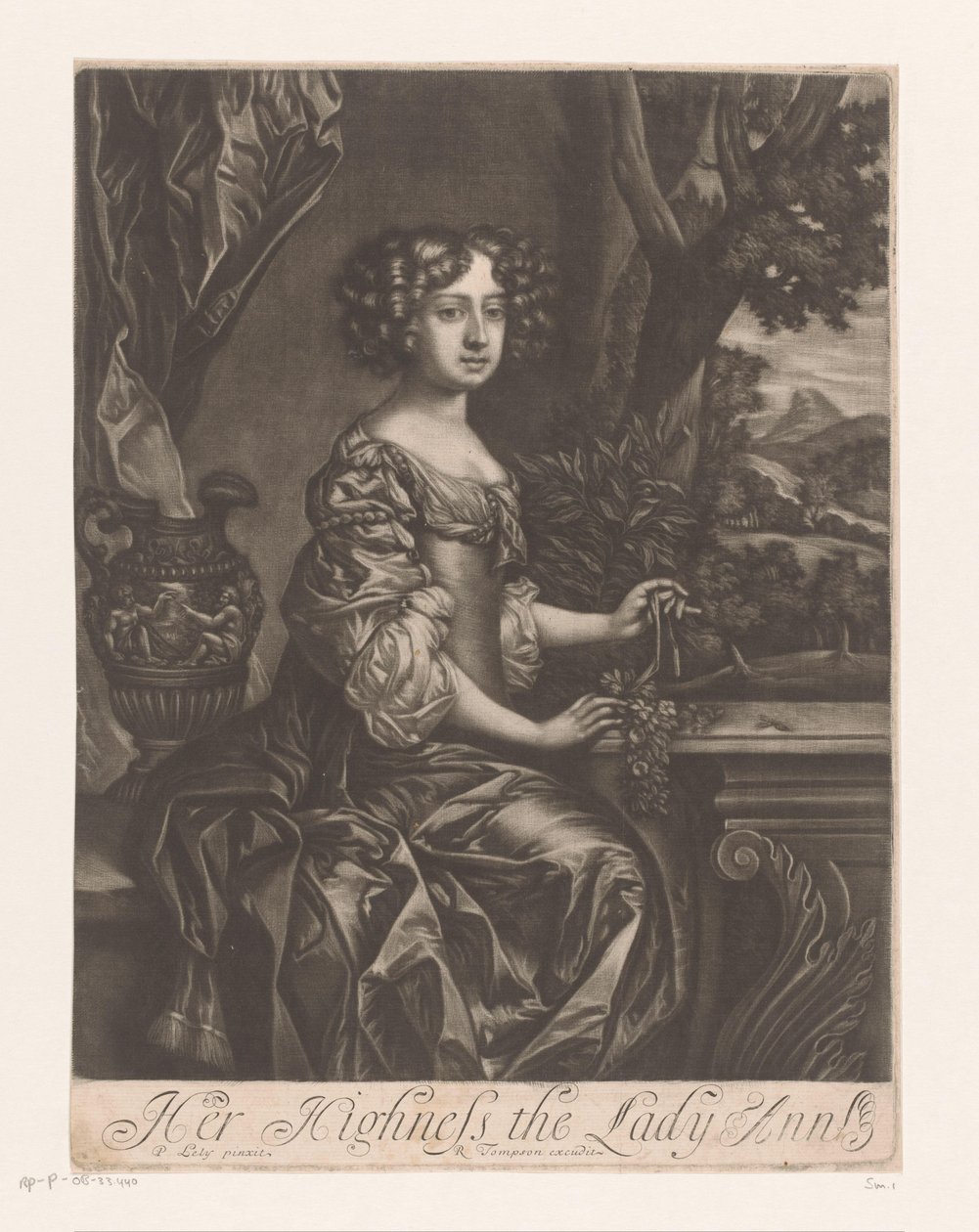 Ritratto di Anna di Gran Bretagna come principessa da Anonymous