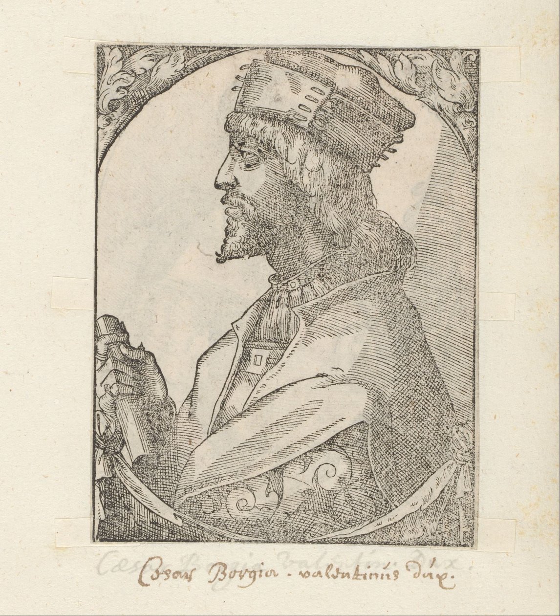 Ritratto di Cesare Borgia da Anonymous