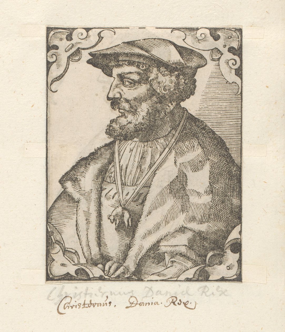 Ritratto di Cristiano I di Danimarca da Anonymous