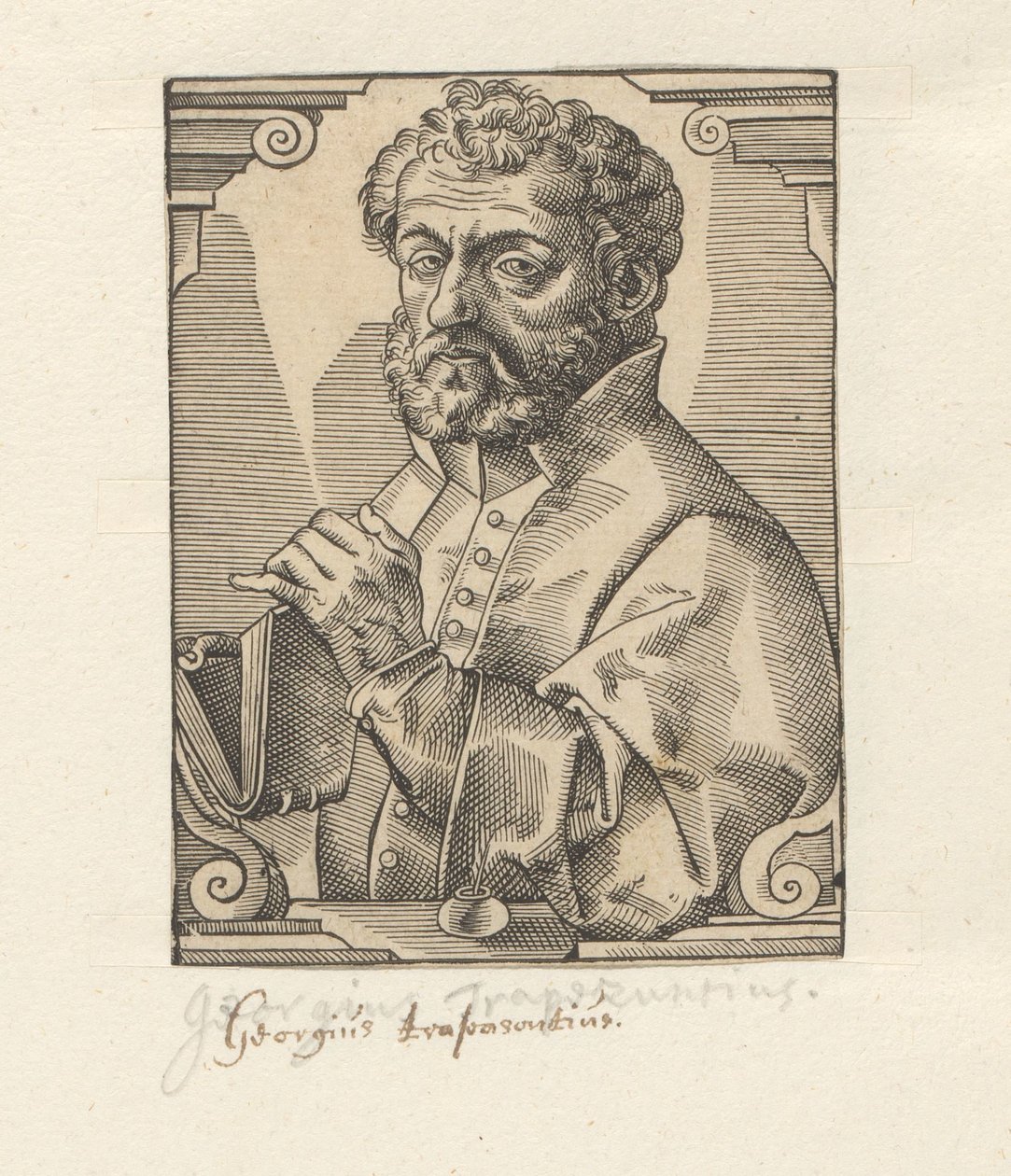Ritratto di Giorgio di Trebisonda da Anonymous