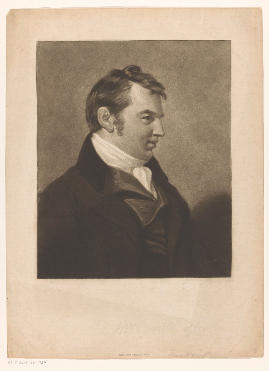 Ritratto di George Daniell, libraio a Hull da Anonymous