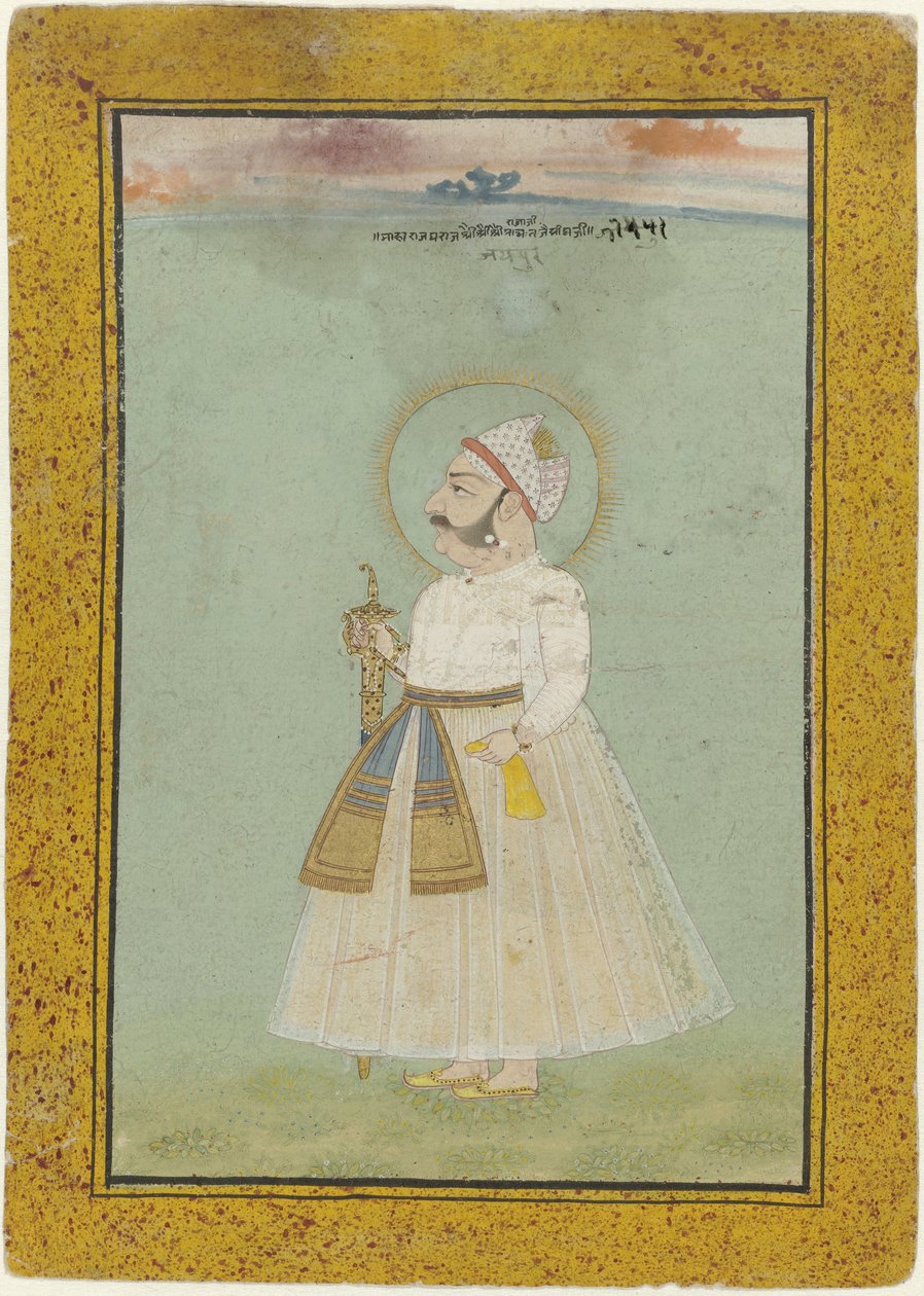 Ritratto di Jaisingh, fondatore di Jaipur da Anonymous